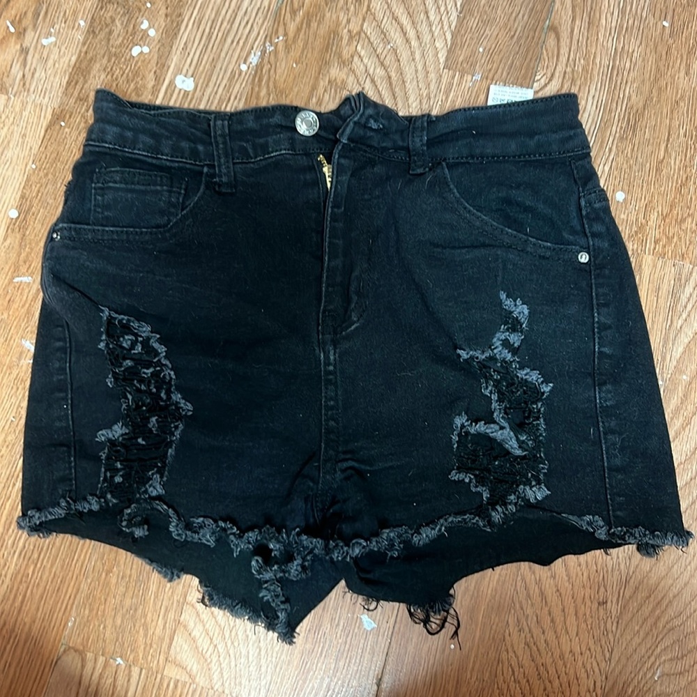 Women’s Black Jean shorts